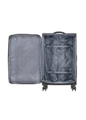 Sada kufrov na kolieskach 19"/24"/28" WALNY-0042-99(W25), pohľad na produkt zvnútra na bielom pozadí.