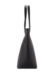 Veľká kožená dámska nákupná kabelka TORES-1258-99(W26) - bočný pohľad na produkt, na bielom pozadí.