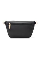 Čierna dámska ľadvinka TOREC-1119-99(W26), pohľad zozadu na produkt na bielom pozadí.