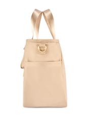 Béžová obedárová taška TOREN-0346-1A(W26) - bočný pohľad na produkt, na bielom pozadí.
