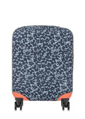 Kvetinový obal na malý kufor AW-013-0004-15-S(W25), pohľad na produkt na kufri na bielom pozadí.