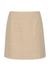 Dámska béžová mini sukňa SPCDT-0079-81(Z23)-04