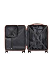 Malý kufor na kolieskach WALAB-0084-7D-19(W26), pohľad na produkt vo vnútri na bielom pozadí.