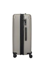 Veľký kufor na kolieskach WALAB-0073-2X-28(W26), bočný pohľad na produkt na bielom pozadí.