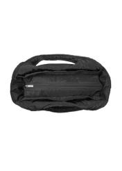 Veľká nylonová dámska kabelka TOREN-0340-99(W26), pohľad na produkt vo vnútri na bielom pozadí.