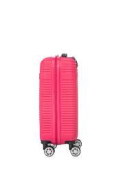 Malý kufor na kolieskach WALAB-0040-5E-19(W26), bočný pohľad na produkt na bielom pozadí.