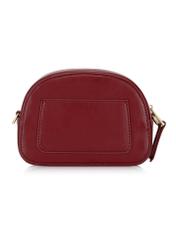 Kleine rote Handtasche aus glänzendem Kunstleder TOREC-0730B-49(Z24)-04