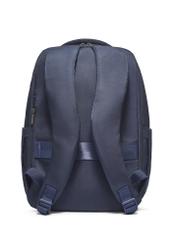 Námornícky modrý letecký batoh PLCMN-0014-7D(Z26), pohľad zozadu na produkt na svetlom pozadí.