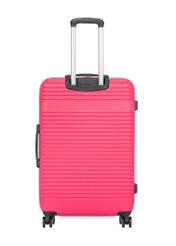 Veľký kufor na kolieskach WALAB-0040-5E-28(W26), pohľad na produkt zozadu na bielom pozadí.