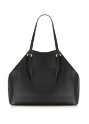 Veľká čierna shopper kabelka TOREC-0995A-99(Z25)