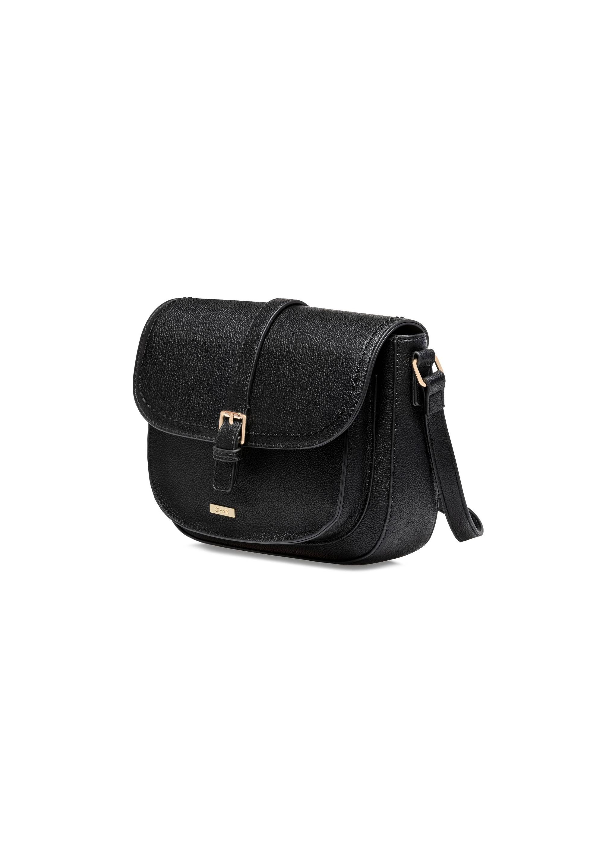 Čierna dámska crossbody kabelka TOREC-1003-99(W25)-02