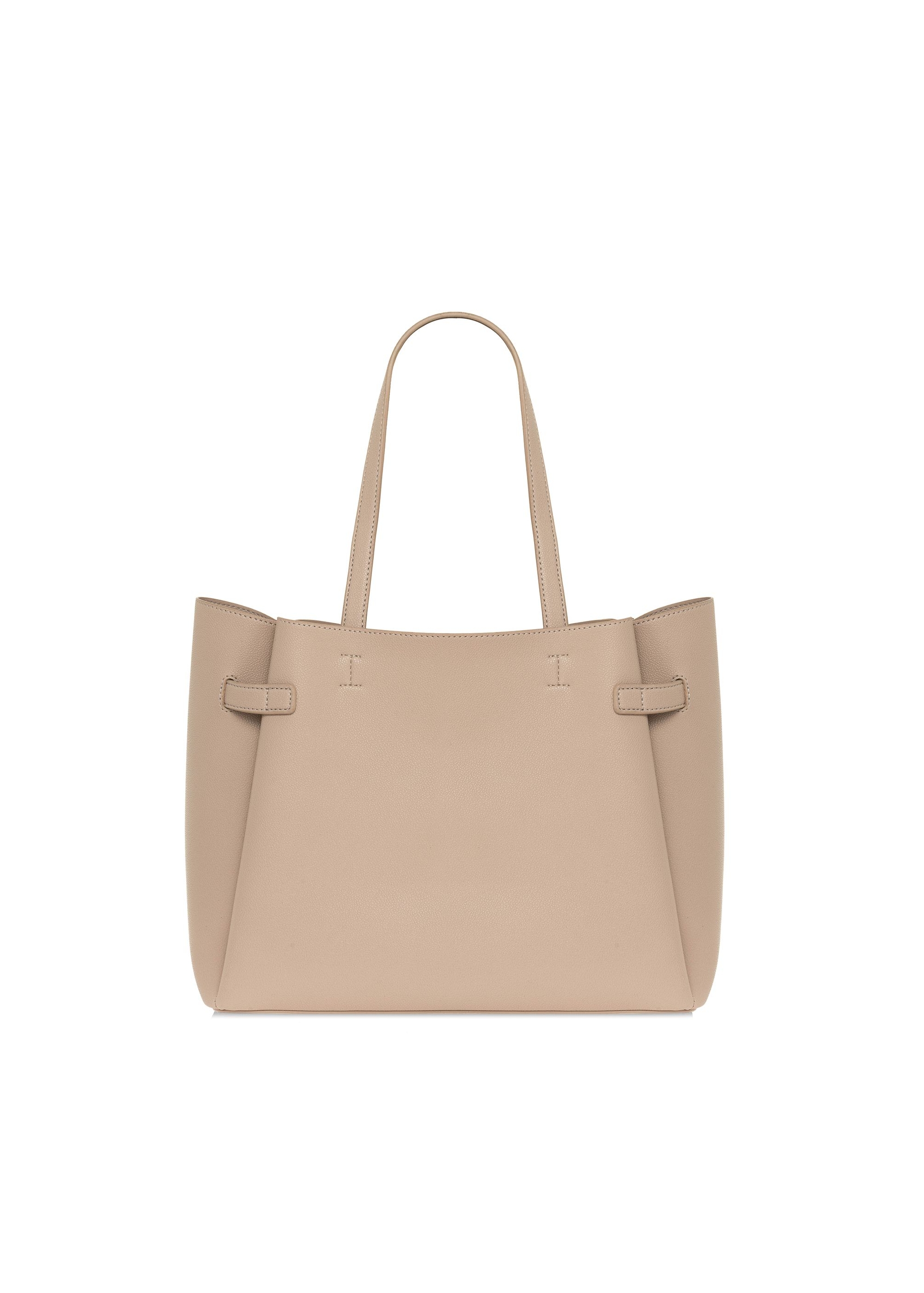 Béžová dámska shopper taška TOREC-1011-81(W25)-04