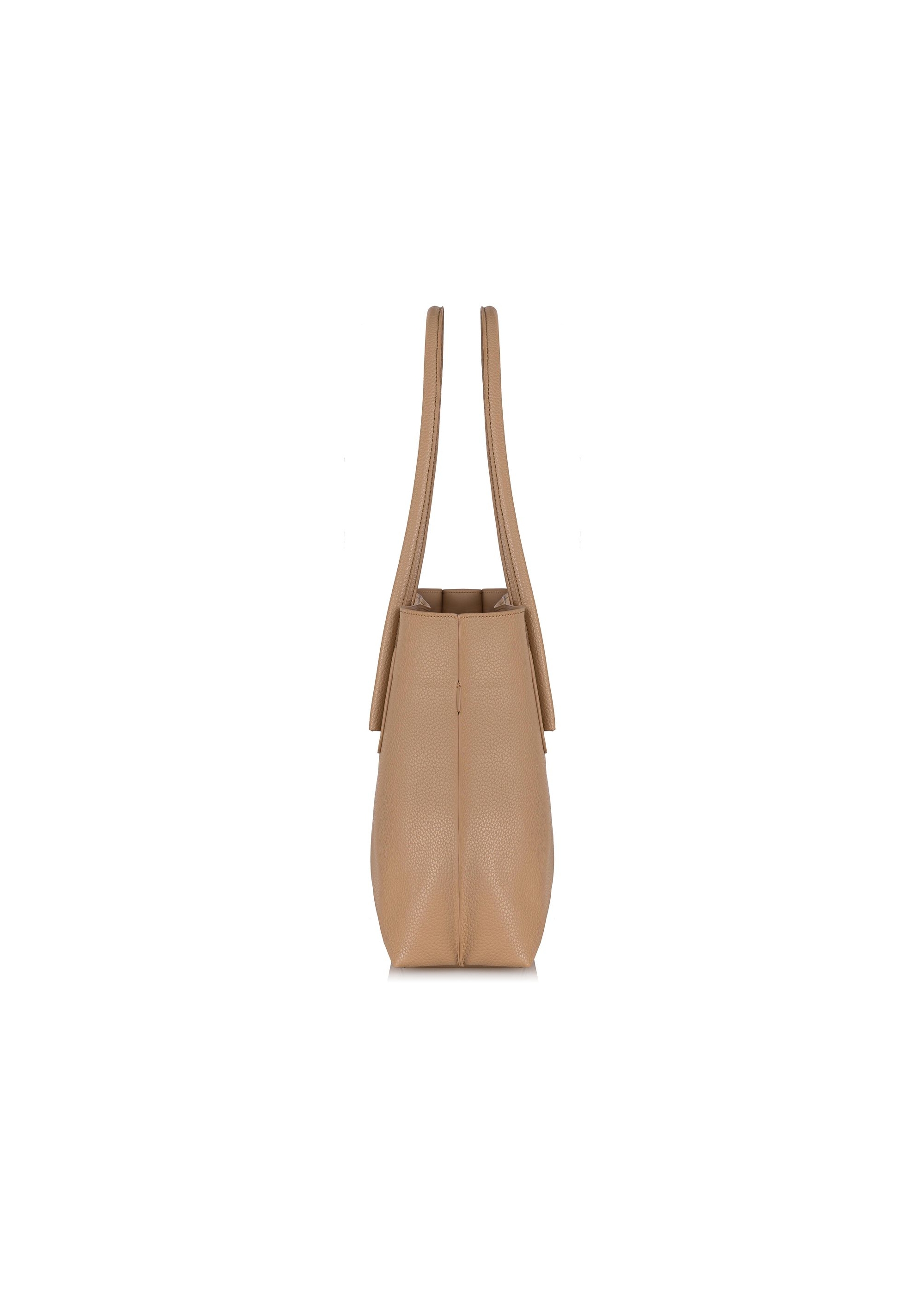 Béžová dámska shopper taška TOREC-0938A-82(W25)-03