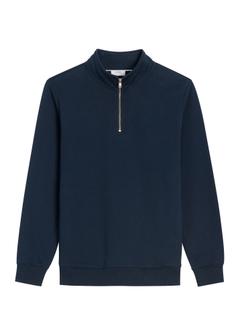 Tmavomodrá pánska mikina BLZMT-0084-7E(Z26)