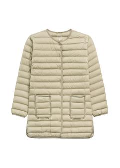 Olivovo zelená dámska bunda KURDT-0636-8E(W26)