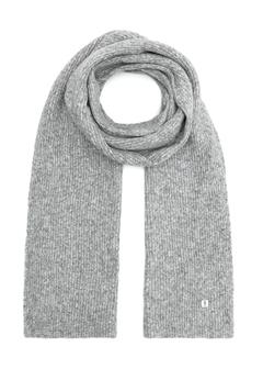 Sivý zimný dámsky šál so zmesou vlny SZADT-0202-91(Z25)