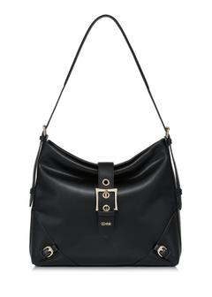Čierna dámska kabelka typu shopper TOREC-0950-99(Z24)