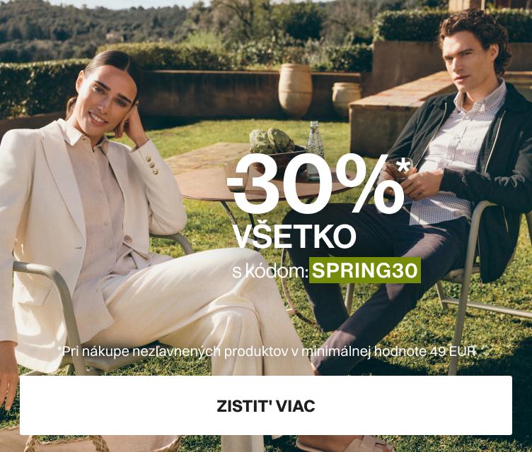 vsetko -30% s kódom: SPRING30