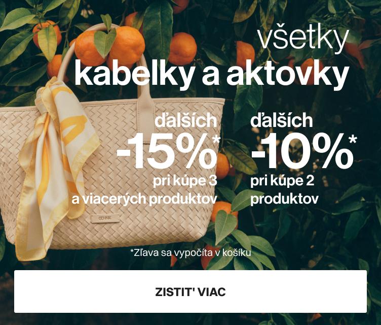 všetky kabelky a aktovky -15%, -10%