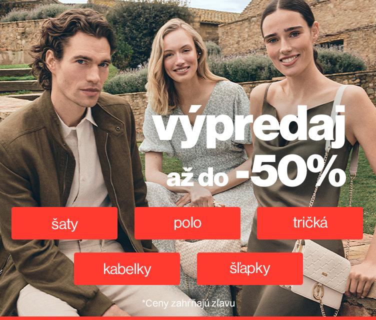 vypredaj az do -50%