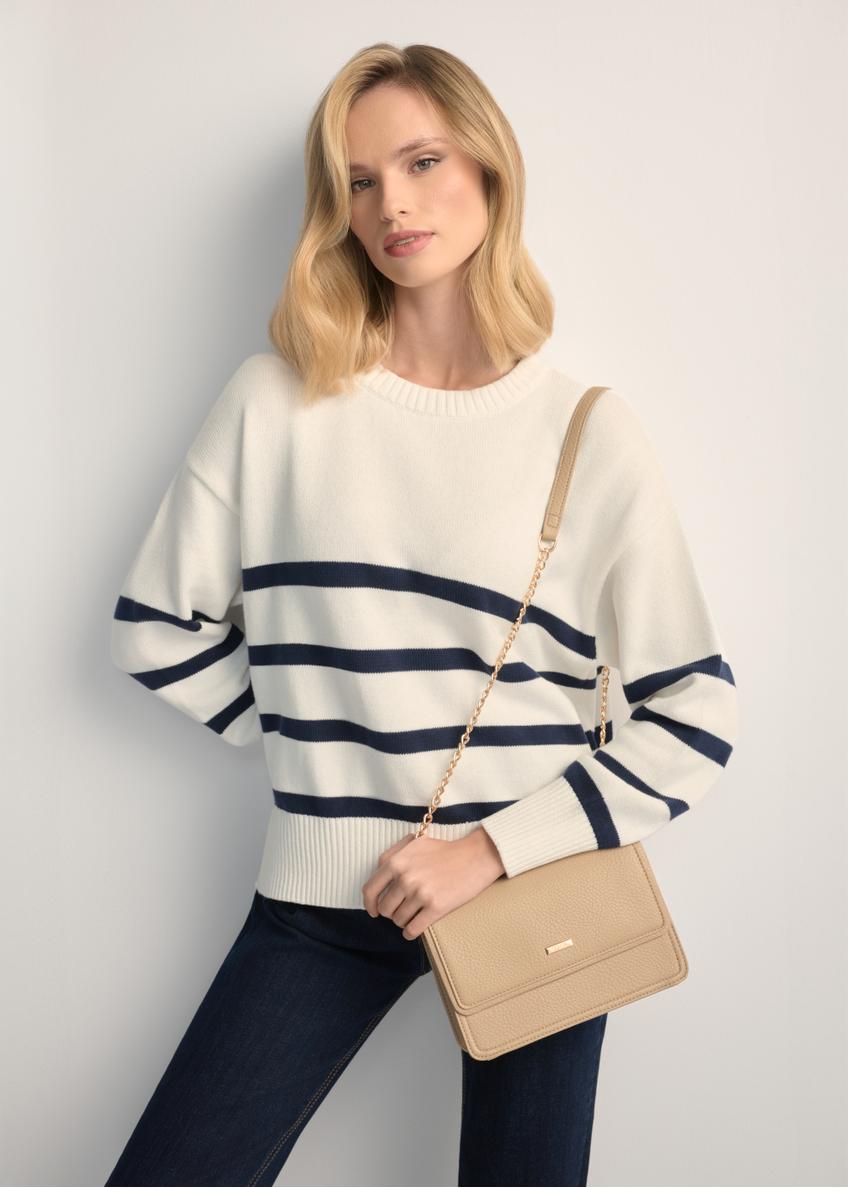 Dámska Malá béžová kabelka TOREC-1015-1B(W26)