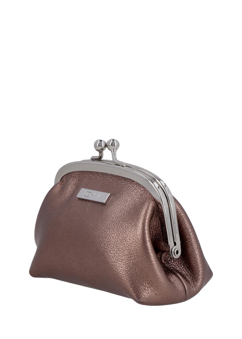 Dámska peňaženka z hnedej kože PORES-1031-1G(Z26)