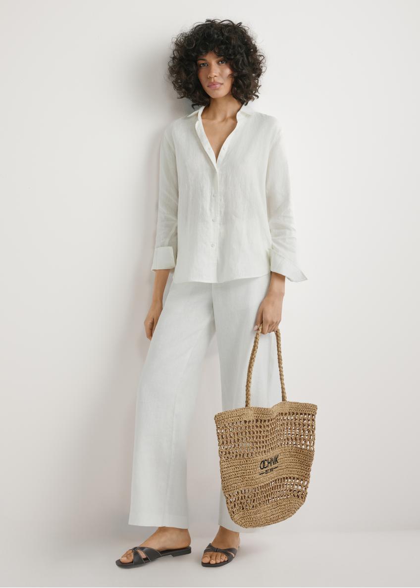 Pánska shopperka v béžovej farbe TOREC-0924-1E(W26)