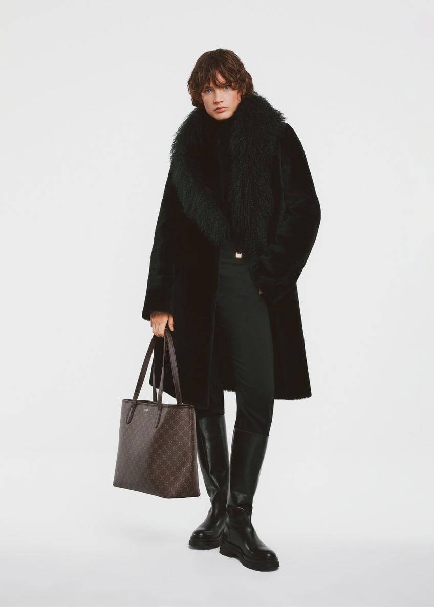 Kožená dámska kabelka SHOPPER v hnedej farbe TOREC-0816-89(Z24)