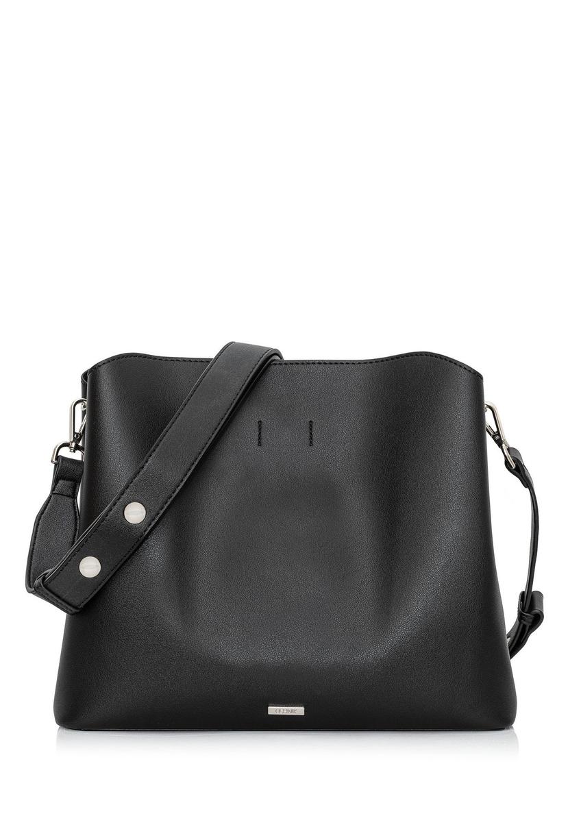 Čierna dámska shopper kabelka TOREC-0862B-99(Z25)