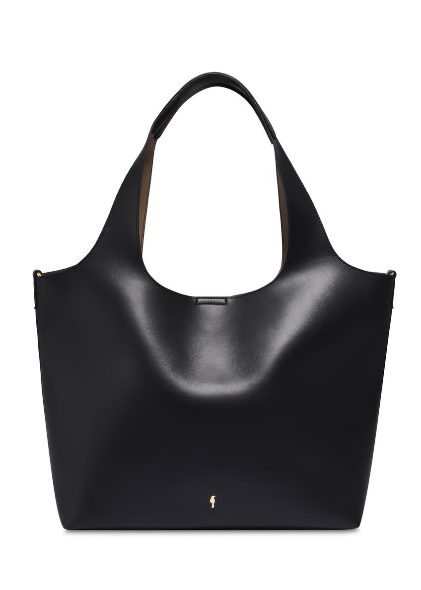 Čierna dámska shopperka TOREC-1259-99(Z26)
