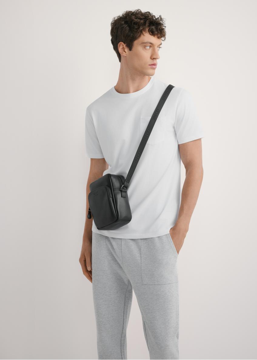 Čierna kožená pánska taška TORMS-0485R-9I(W26)