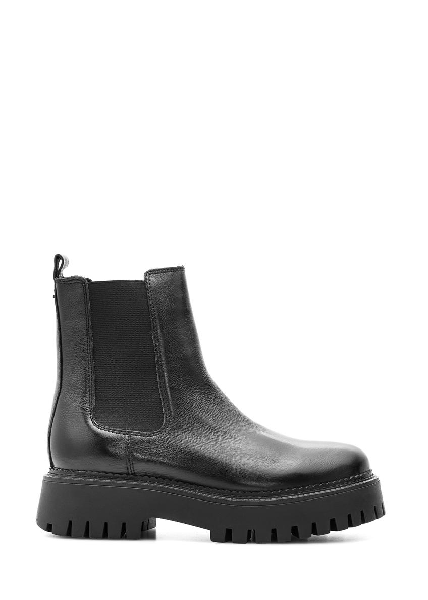 Čierne dámske chelsea čižmy BUTYD-1182-99(Z25)