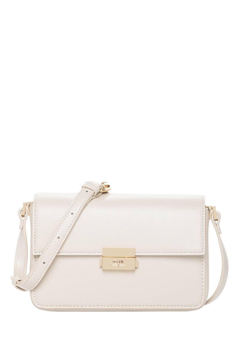 Elegantná krémová dámska kabelka TOREC-1251-0B(Z26)
