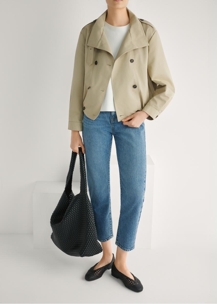 Čierne pletené dámske balerínky BUTYD-1251-99(W26)