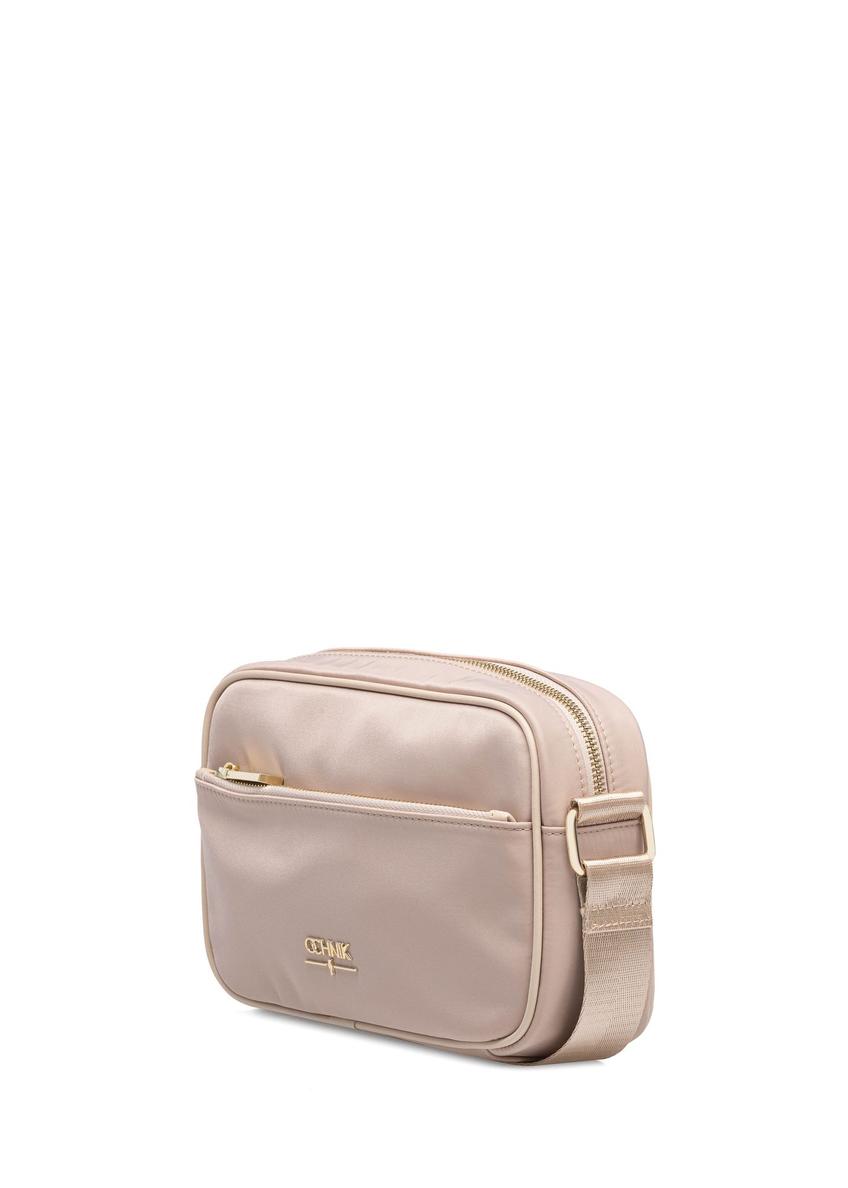 Svetloružová dámska nylonová crossbody kabelka TOREN-0309-34(W25)