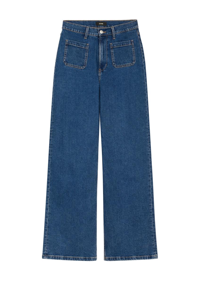 Dámske modré jeansy JEADT-0014-7H(W26)