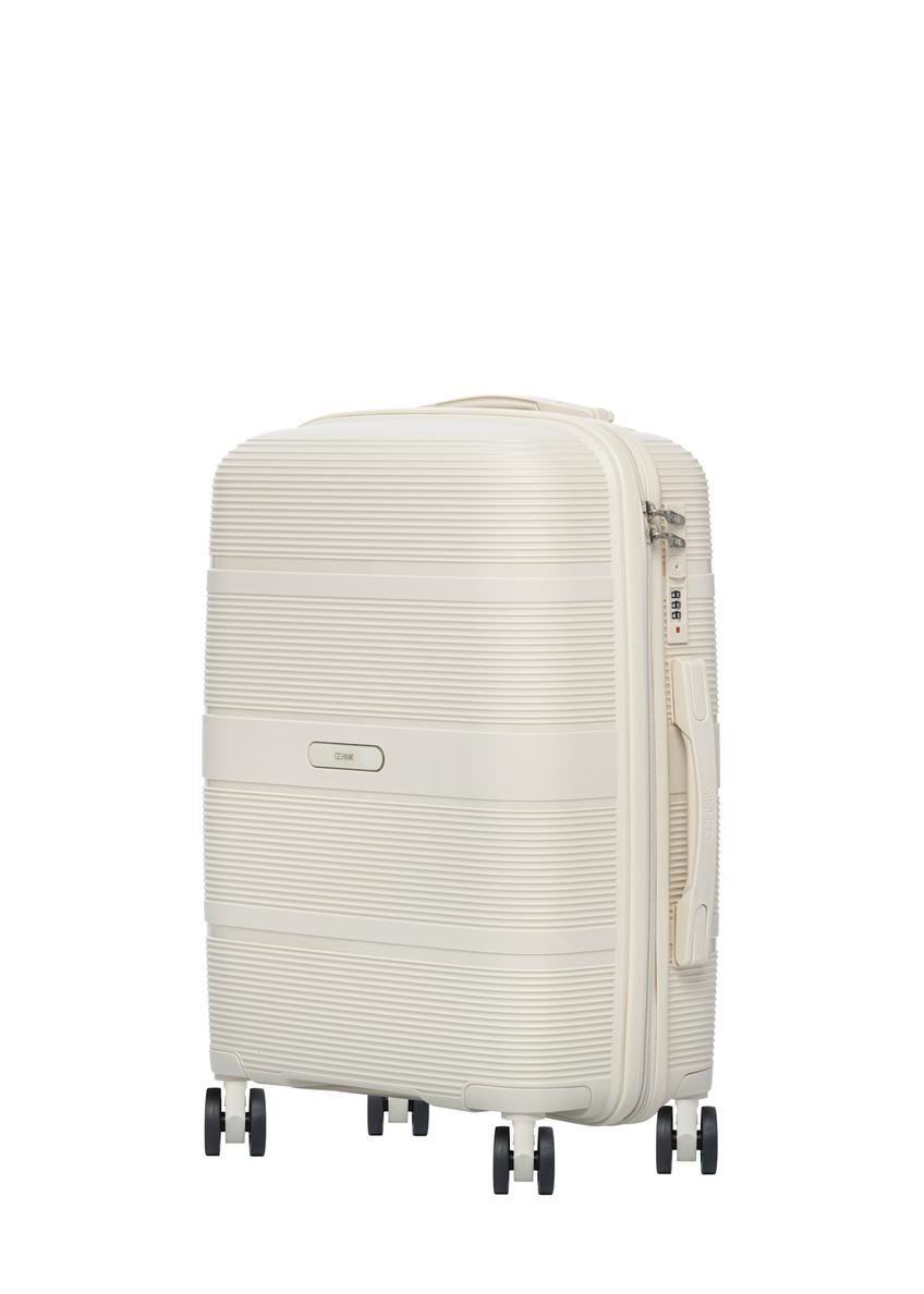 Malý kufor na kolieskach WALPP-0022-0C-19(W26), produkt zobrazený pod uhlom na bielom pozadí.
