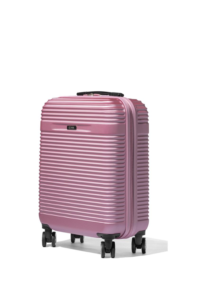 Malý kufor na kolieskach WALAB-0040-5B-19(W26), produkt zobrazený pod uhlom na bielom pozadí.
