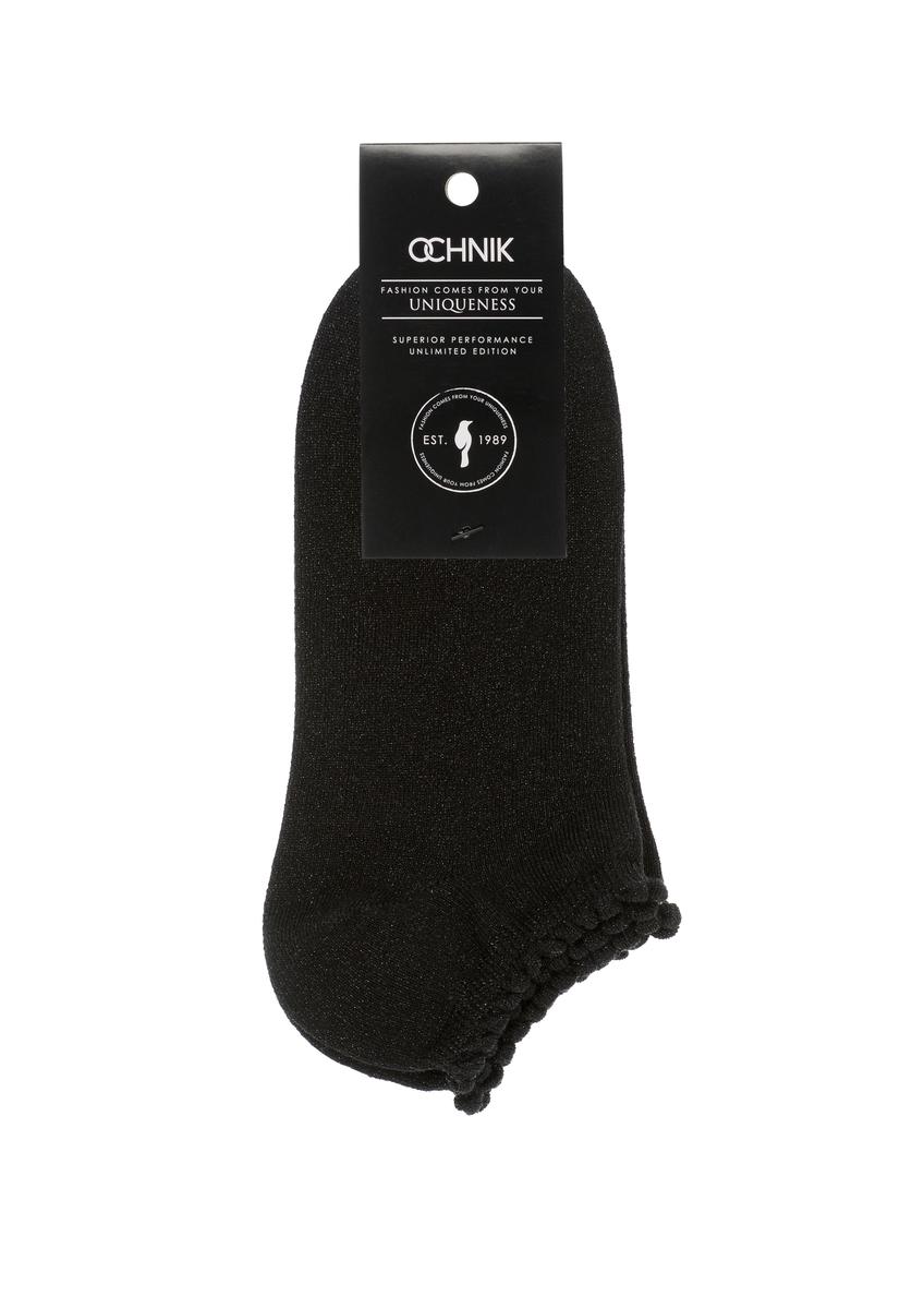 Krátke čierne dámske ponožky SKADT-0055A-99(W24)