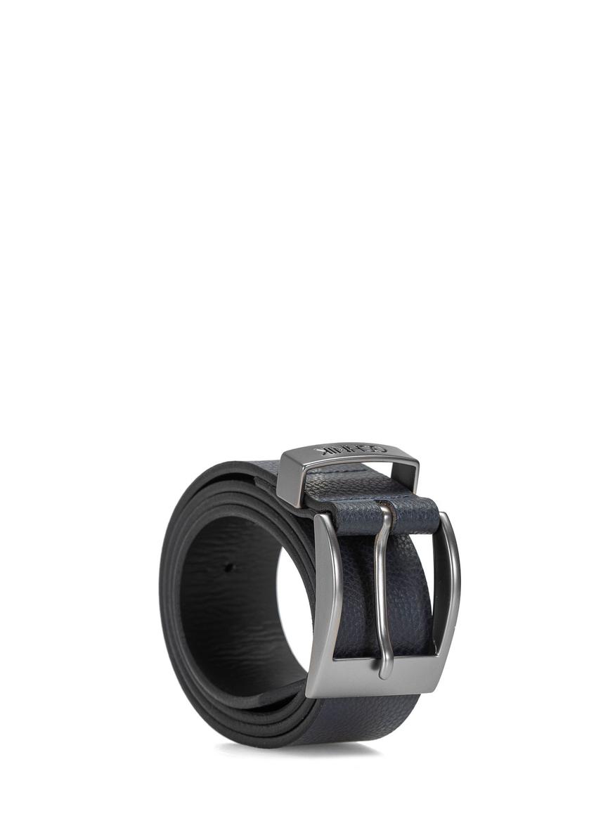 Pánsky kožený opasok tmavomodrý PASMS-0127-7E(W26)