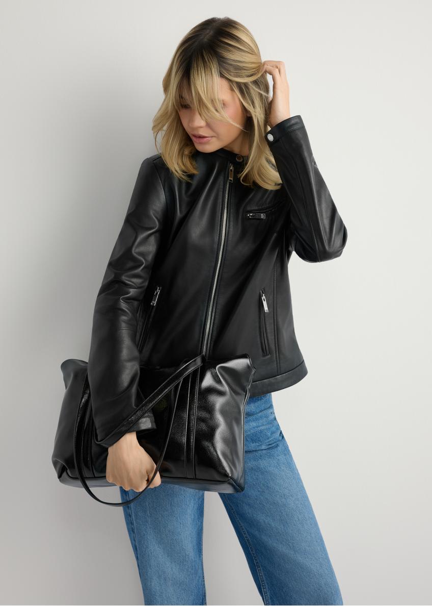 Čierna dámska shopperka TOREC-1206-9F(W26)