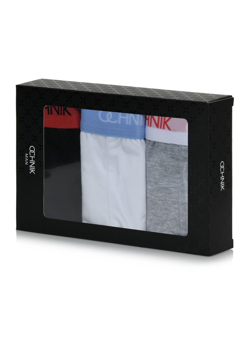 Trojbalenie farebných pánskych nohavičiek  ZESMS-0002-00(W26)