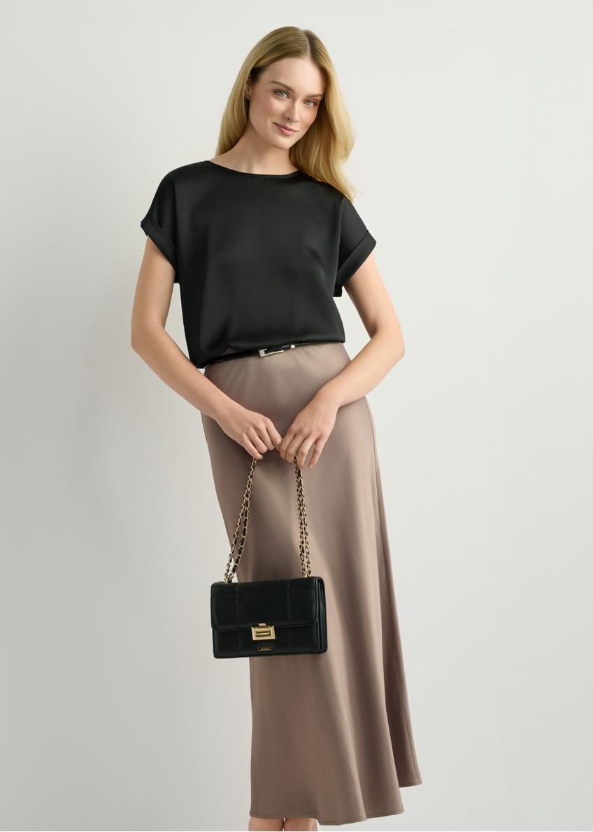 Malá dámska kabelka v čiernej farbe TOREC-1186-99(W26)