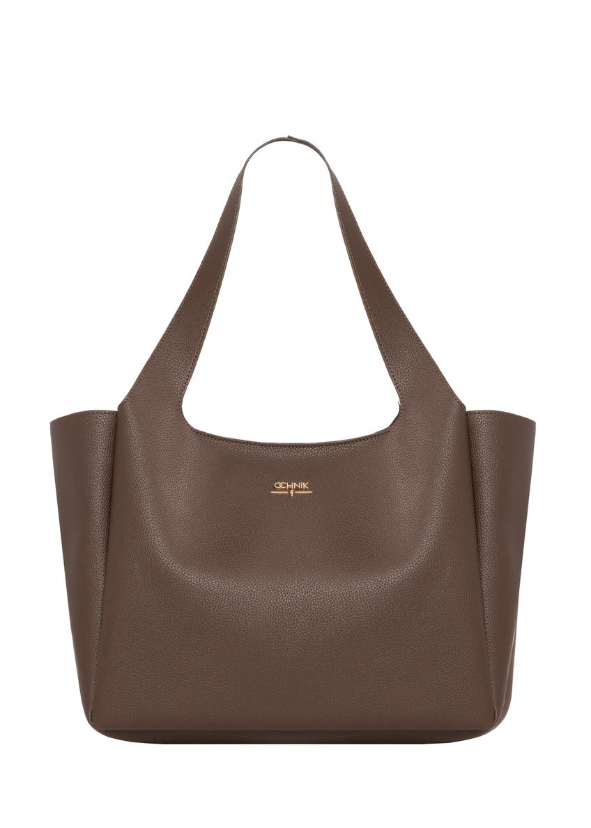 Dámska klasická shopperka hnedá TOREC-1060-1H(Z26)
