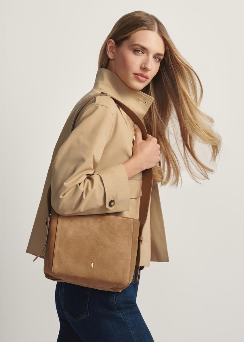 Dámska kožená kabelka béžová TORES-1251-1B(W26)