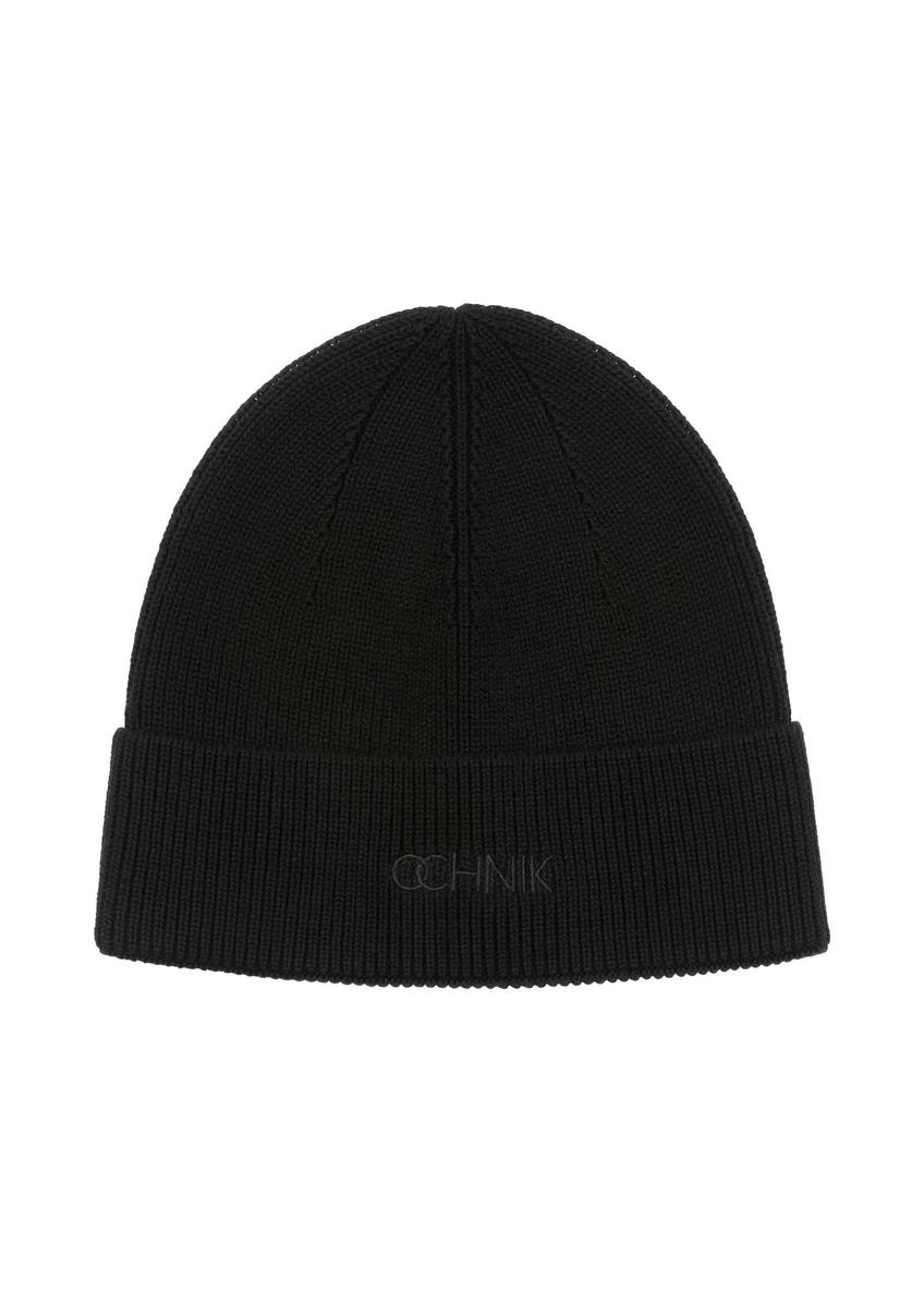 Čierna klasická pánska čiapka CZAMT-0060A-99(Z24)-02