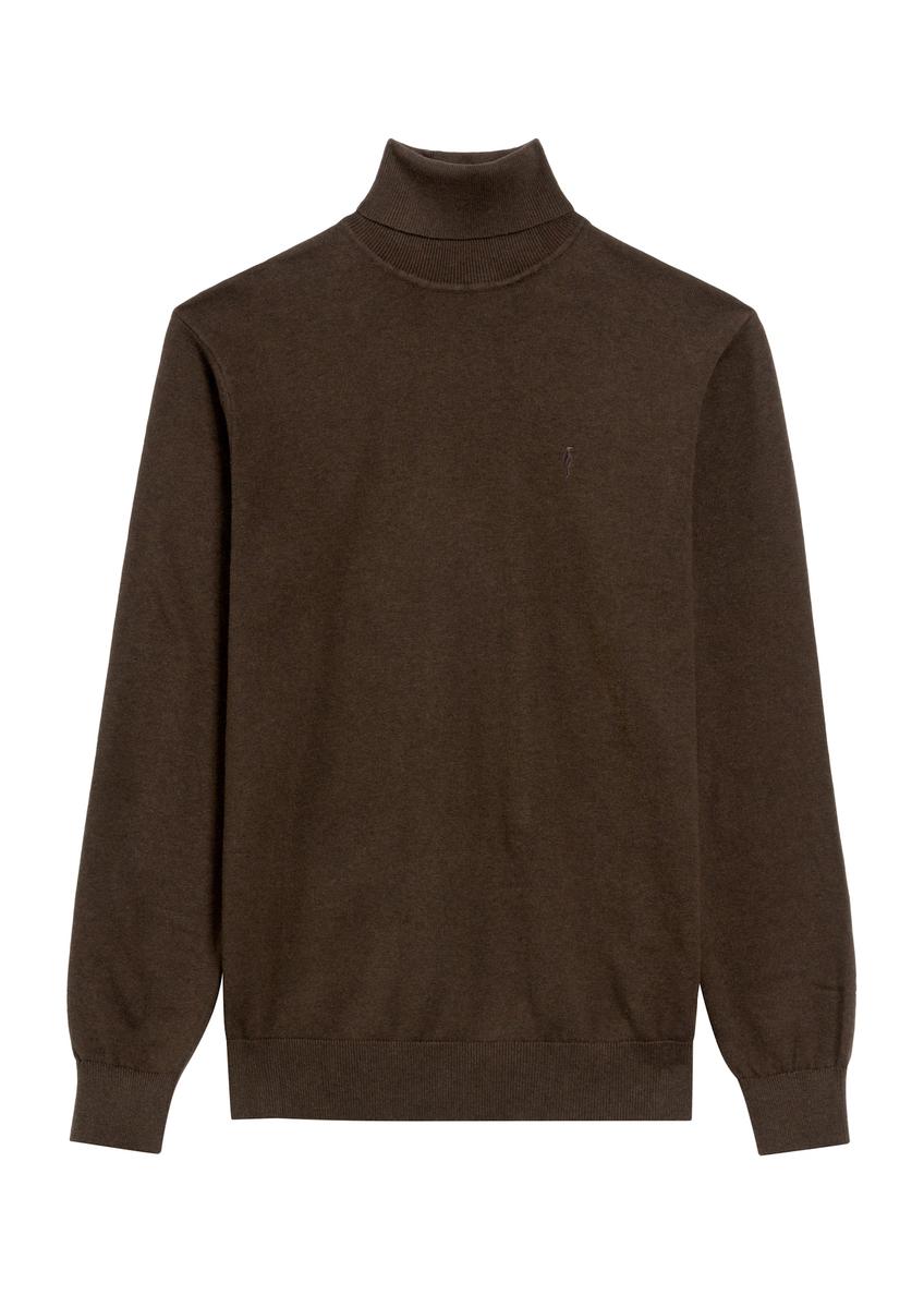 Pánsky rolák v čokoládovej farbe SWEMT-0095B-90(Z25)