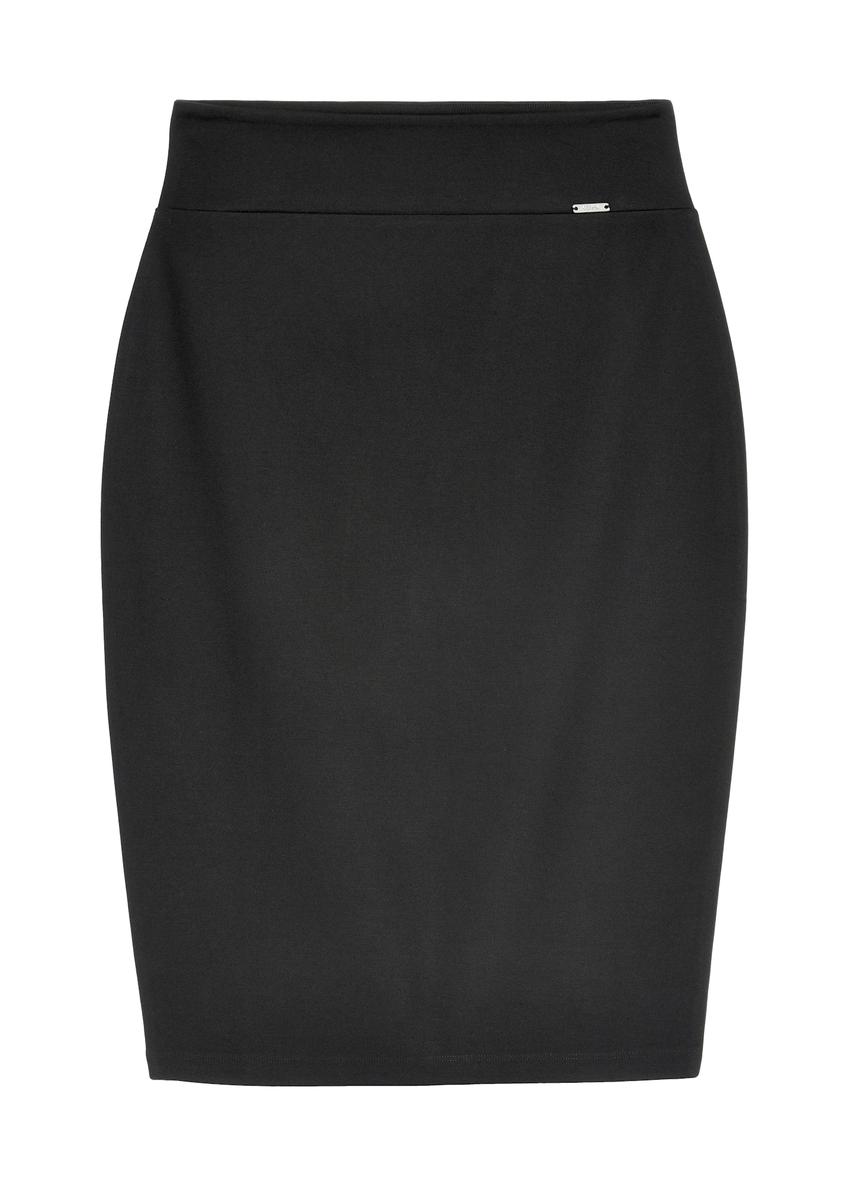 Čierna dámska puzdrová sukňa SPCDT-0092-99(Z26)