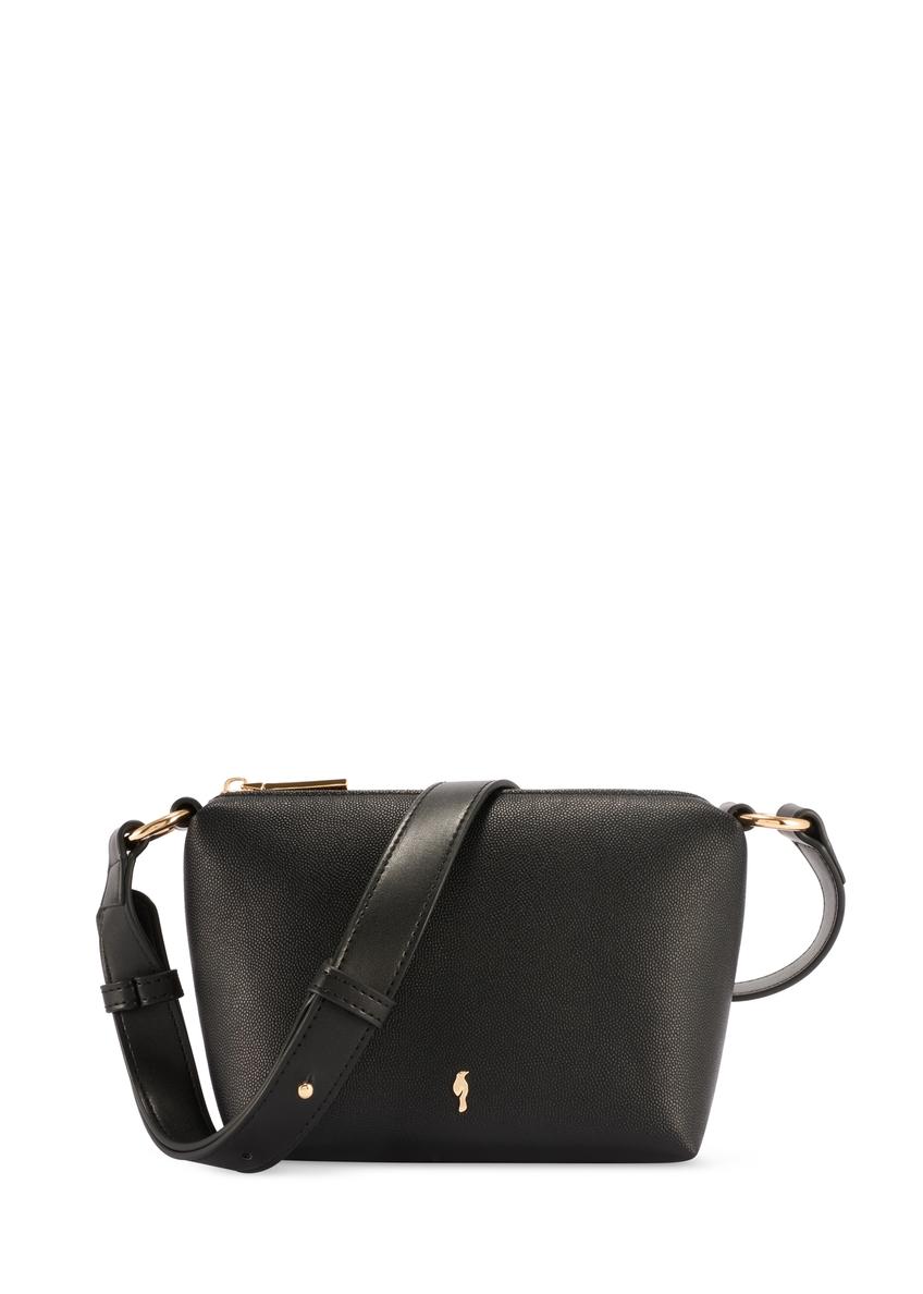 Malá čierna dámska kabelka bez výplne TOREC-0882-99(W26)