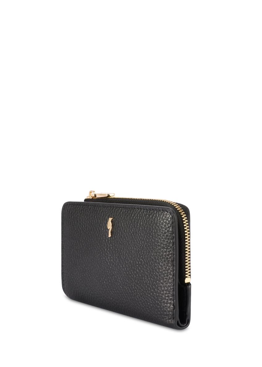Čierna kožená dámska peňaženka PORES-0977R-9I(W26)